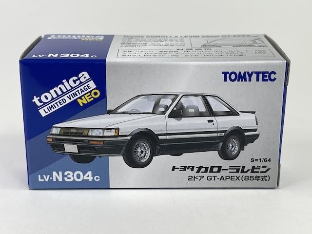 Amazon | LV-N304c ミニカー カローラレビン 2ドア GT-APEX 85年式 (白